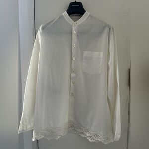 Dolce & Gabbana collarless long-sleeved shirt